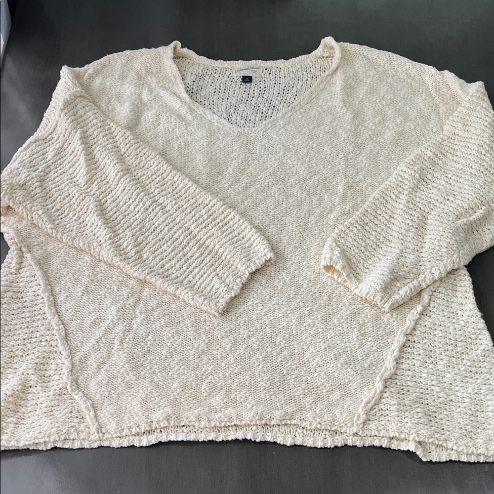 Women's Cream Sweater 2 Plus size 2X oversized universal thread